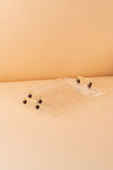 GF3 Acrylic Serving Tray Set 2 Pcs Large 55x40cm Small 45x34cm Reinforced Handles REEMA Art
