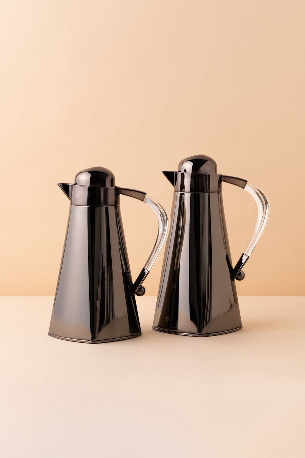 Fakhr Flask Set 2 Pcs 1L 0.75L Steel Insulated Arabic Flask Glass Inner REEMA Art
