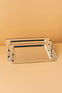 TP2 Rectangular Steel Serving Tray Set 2 Pcs View 6 REEMA Art
