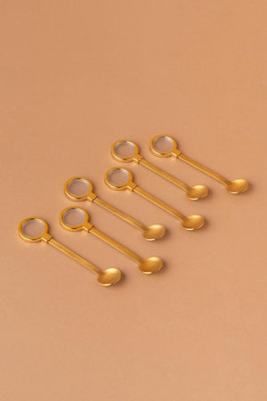 HF6 Stainless Steel Teaspoon Set 6 Pcs View 3 REEMA Art