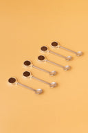 HF6 Stainless Steel Teaspoon Set 6 Pcs Arabic Tea Spoons REEMA Art