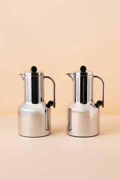 Tejaan Flask Set 2 Pcs 1L Steel Insulated Arabic Flask Front View REEMA Art

