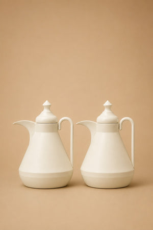  Nadda Flask Set 2 Pcs 1L Insulated Flask Top View REEMA Art
