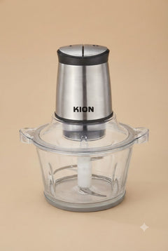 Keon Vegetable Chopper 400W 1.5L Steel Bowl Four Titanium Blades Silver REEMA Art

