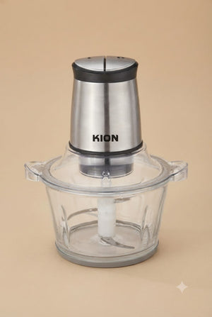 Keon Vegetable Chopper 400W 1.5L Steel Bowl Four Titanium Blades Silver REEMA Art
