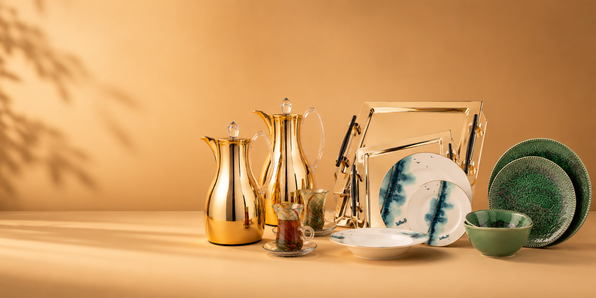 REEMA Art – Premium Arabic Flask Sets and Insulated Drinkware UAE